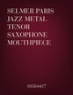 Selmer Paris Jazz Metal Mouthpiece C* Tenor Saxophone